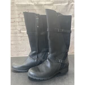 Teva F19116H Calf High Boots Leather SZ 8 Riding